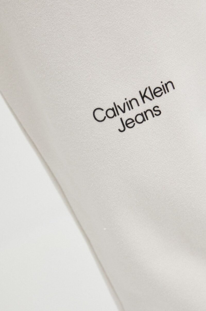 CALVIN KLEIN pánske teplákové nohavice | Béžové