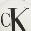 Pánsky sveter CALVIN KLEIN BLOWN UP CK MOCK | Krémový
