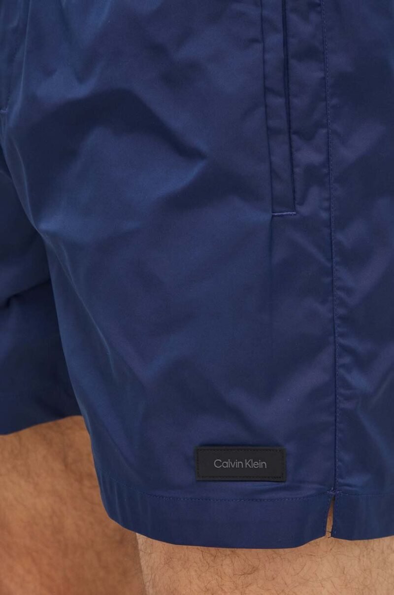 Plavkové šortky CALVIN KLEIN Badge | Modré